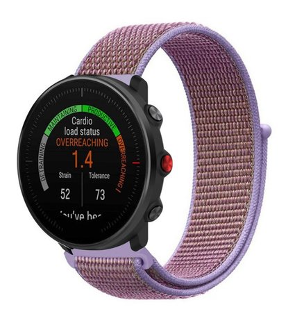 Strap-it® Strap-it Polar Vantage M nylon band (lila) Strap-it® Strap-it Polar Vantage M nylon band (lila)