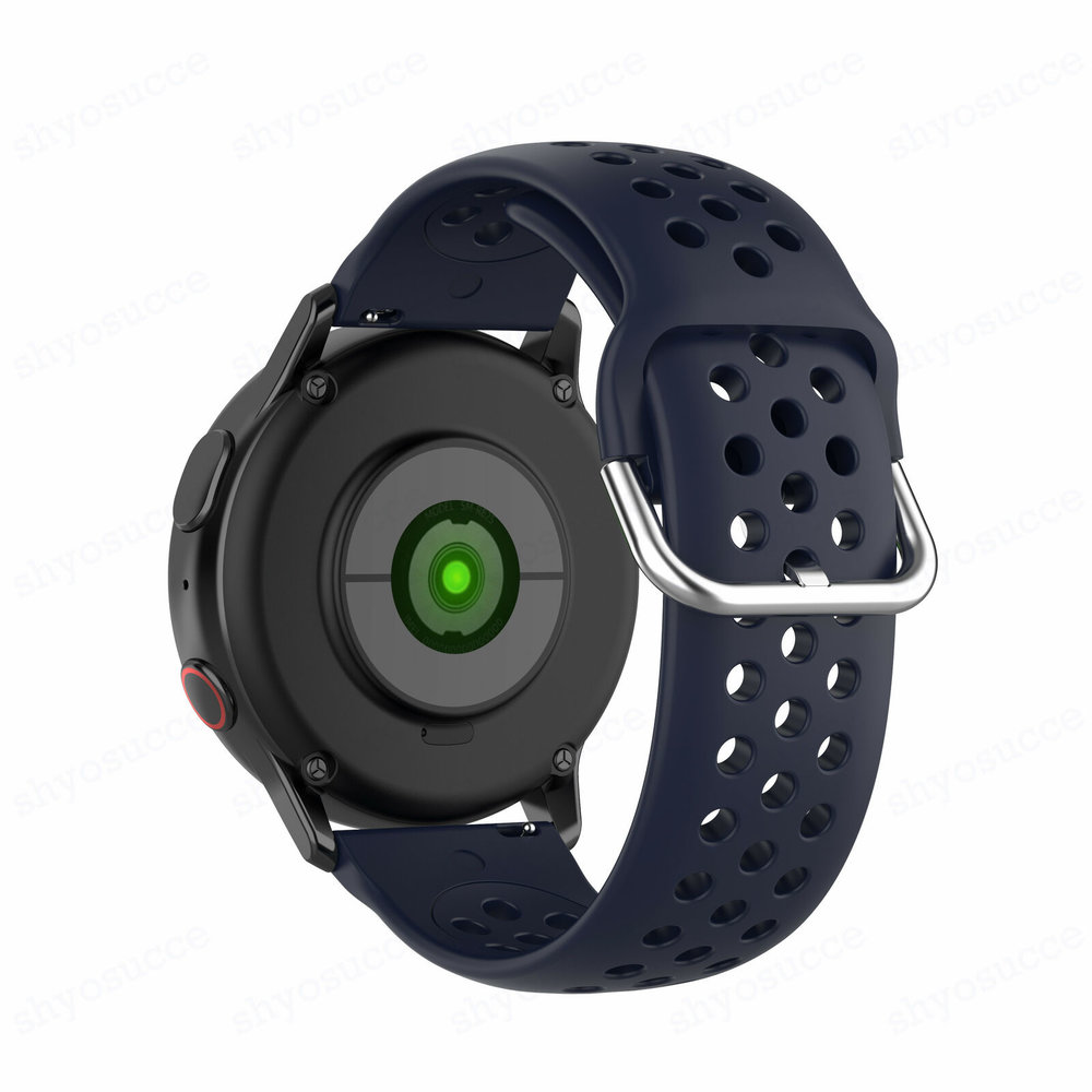 Strap-it® Strap-it OnePlus Watch siliconen bandje met gaatjes (donkerblauw)