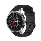Strap-it® Strap-it Samsung Galaxy Watch 46mm luxe siliconen bandje (zwart)