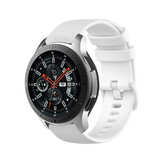 Strap-it® Samsung Galaxy Watch 46mm luxe siliconen bandje (wit)