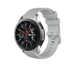Strap-it® Samsung Galaxy Watch 46mm luxe siliconen bandje (grijs)