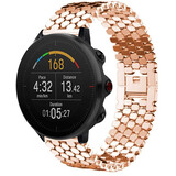 Strap-it® Polar Vantage M stalen vis band (rosé goud) Strap-it® Polar Vantage M stalen vis band (rosé goud)