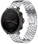 Strap-it® Strap-it Polar Grit X Pro stalen vis band (zilver)