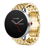 Strap-it® Polar Grit X stalen draak band (goud)