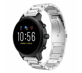 Strap-it® Fossil Gen 5 stalen band (zilver) Strap-it® Fossil Gen 5 stalen band (zilver)