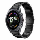 Strap-it® Strap-it Fossil Gen 6 44mm stalen band (zwart)