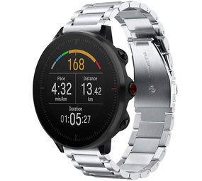 Strap-it® Polar Vantage M titanium bandje (zilver)