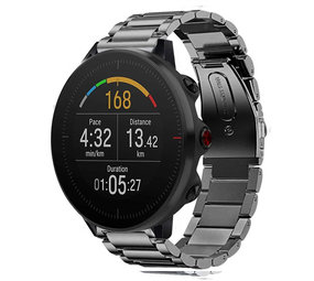 Strap-it® Polar Vantage M titanium bandje (grafiet)