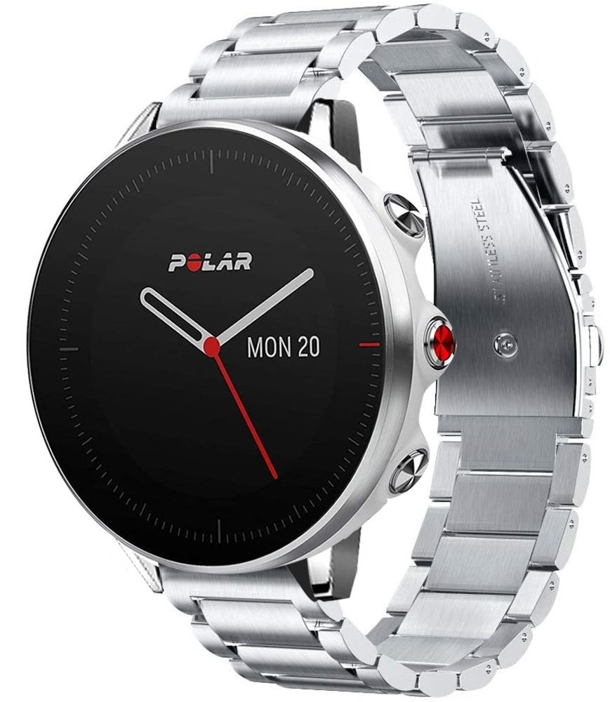 Strap-it® Strap-it Polar Grit X titanium bandje (zilver)