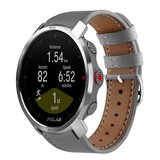 Strap-it® Polar Grit X bandje leer (grijs)