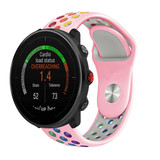 Strap-it® Polar Vantage M sport band (roze/kleurrijk) Strap-it® Polar Vantage M sport band (roze/kleurrijk)