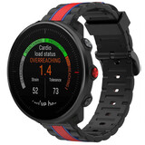 Strap-it® Polar Vantage M Special Edition band (zwart/rood) Strap-it® Polar Vantage M Special Edition band (zwart/rood)