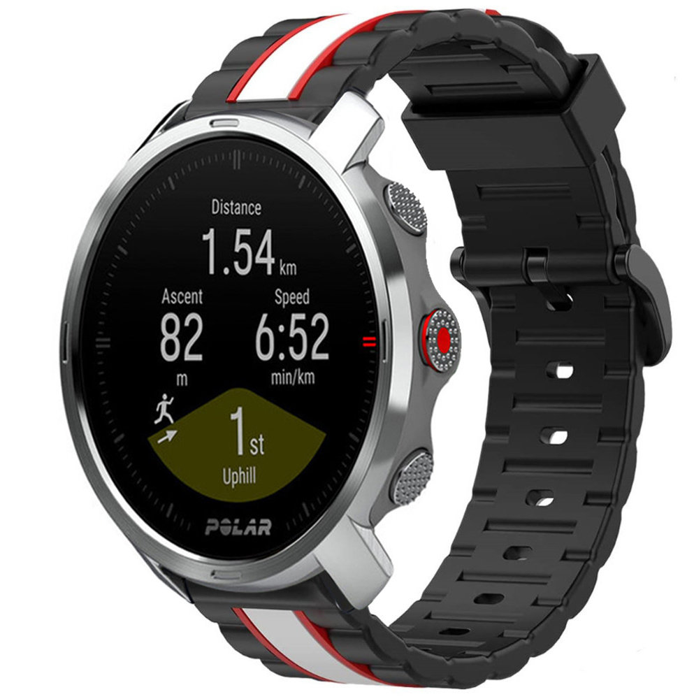 Strap-it® Strap-it Polar Grit X Special Edition band (zwart/wit)