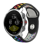 Strap-it® Polar Grit X sport band (zwart/kleurrijk)