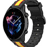 Strap-it® Strap-it Amazfit GTR 3 (Pro) Special Edition band (zwart/geel) Strap-it® Strap-it Amazfit GTR 3 (Pro) Special Edition band (zwart/geel)