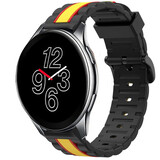 Strap-it® OnePlus Watch Special Edition band (zwart/geel)