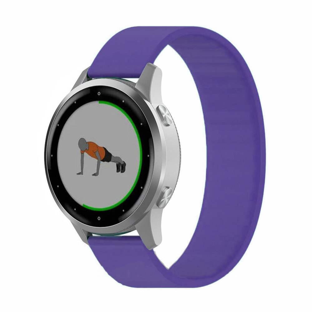 Garmin Vivoactive 4s elastisch bandje paars