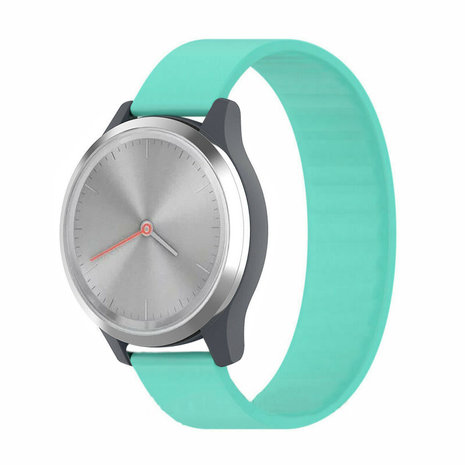 Strap-it® Strap-it Garmin Vivomove 3s elastisch bandje (aqua)