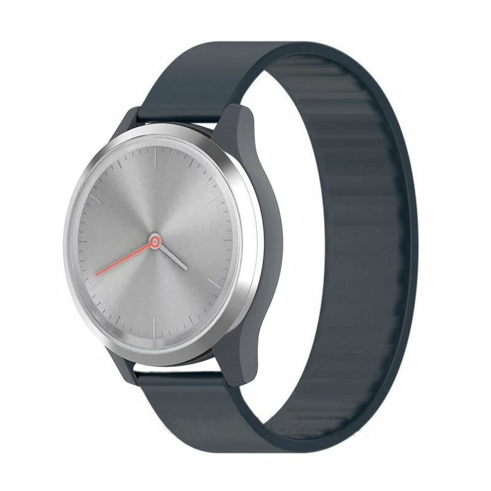 Strap-it® Strap-it Garmin Vivomove 3s elastisch bandje (donkerblauw)