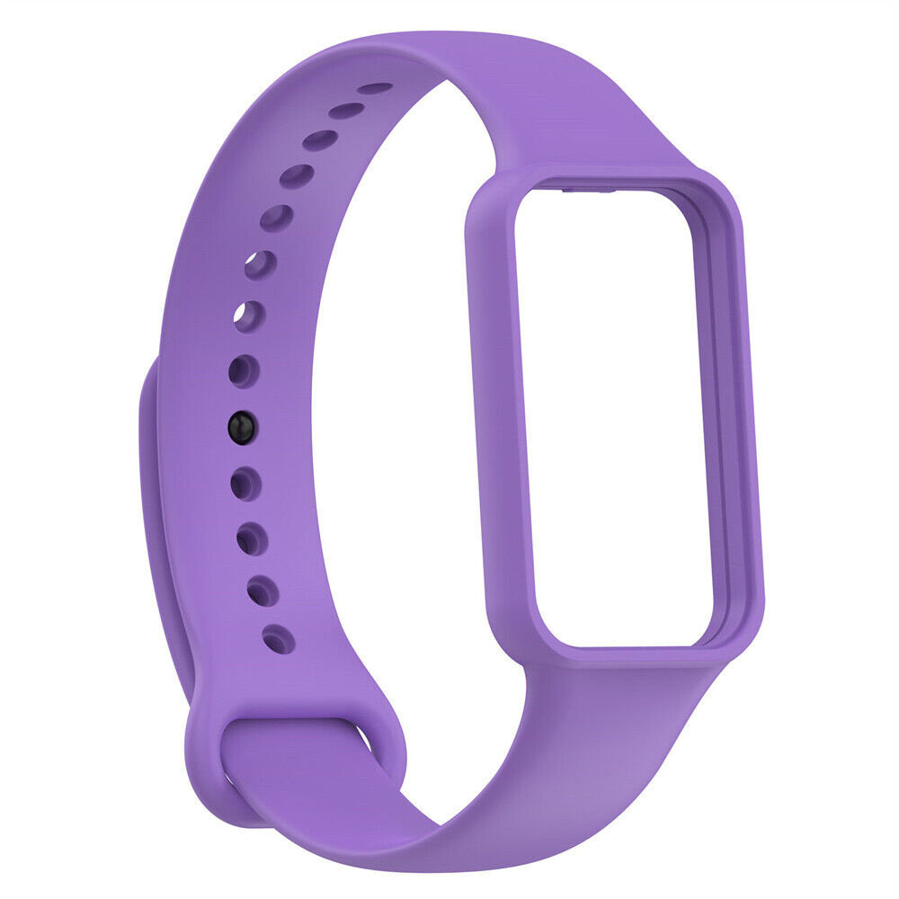 Strap-it® Strap-it Amazfit Band 7 siliconen bandje (paars)