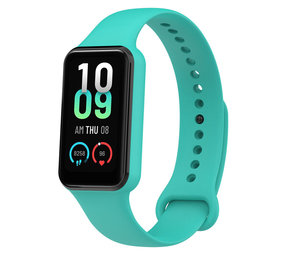 Strap-it® Amazfit Band 7 siliconen bandje (aqua)