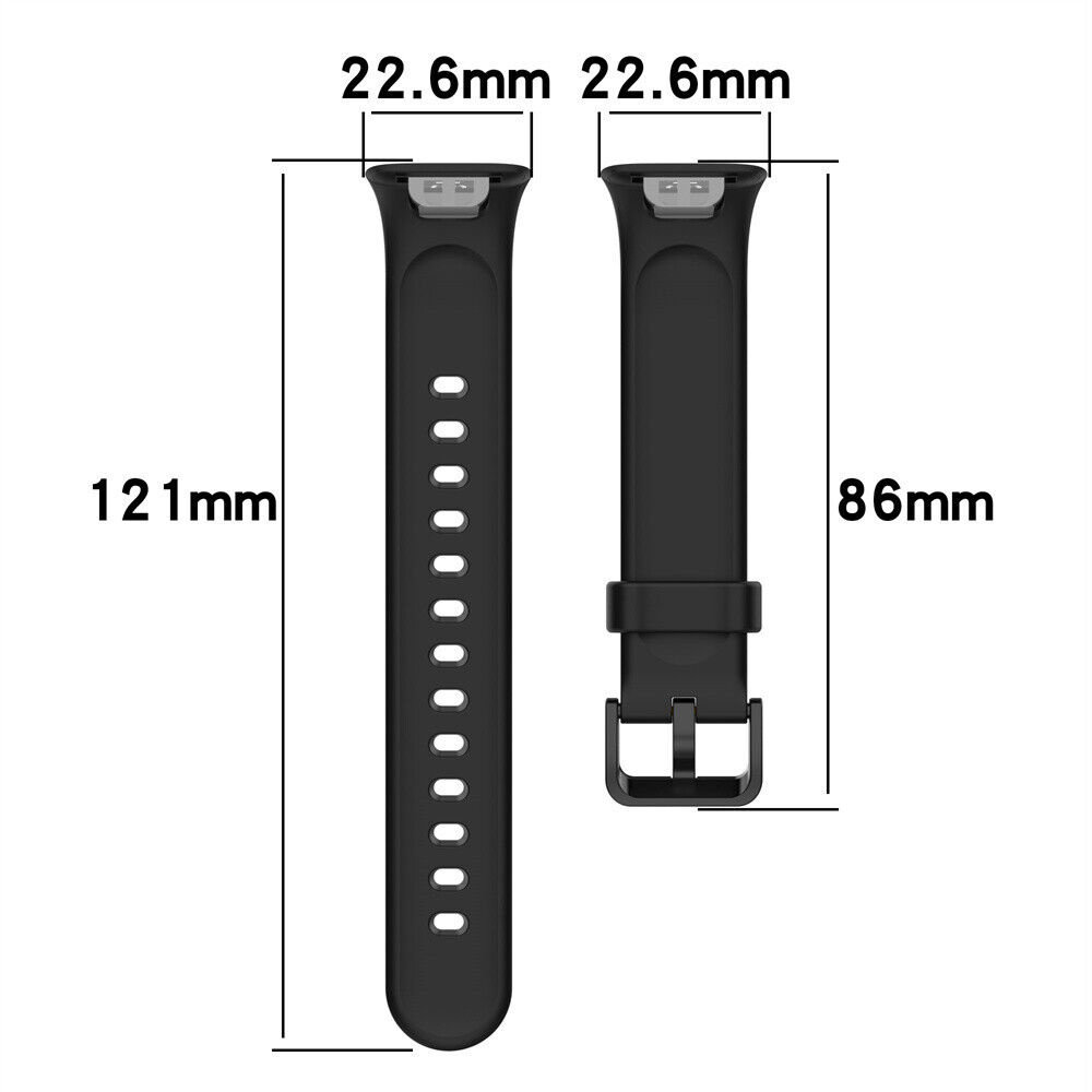 Strap-it® Strap-it Xiaomi Smart Band 7 Pro siliconen bandje (zwart)
