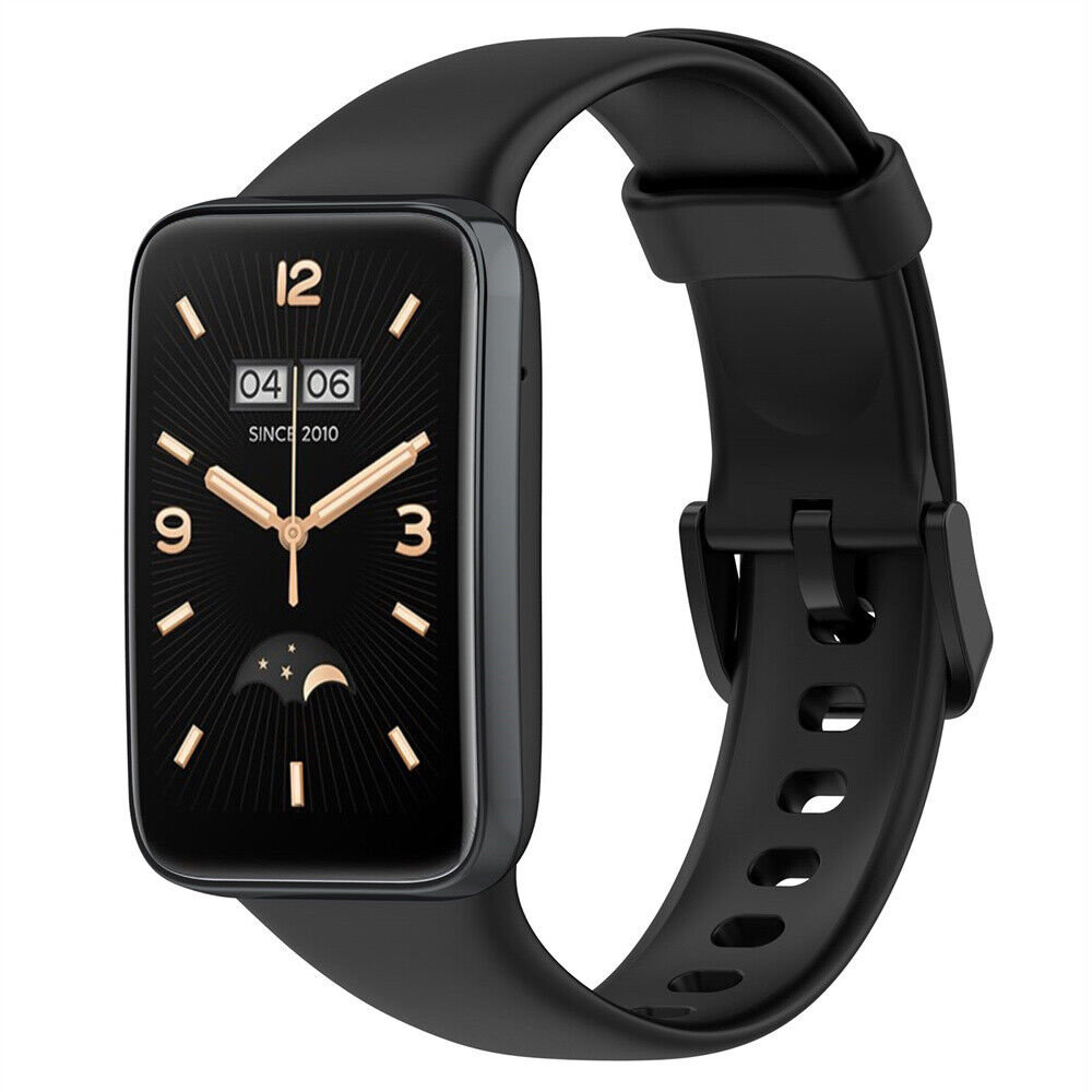 Strap-it® Strap-it Xiaomi Smart Band 7 Pro siliconen bandje (zwart)