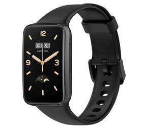 Strap-it® Xiaomi Smart Band 7 Pro siliconen bandje (zwart)