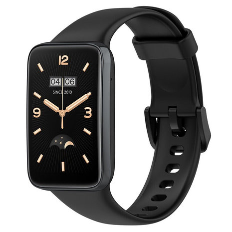 Strap-it® Strap-it Xiaomi Smart Band 7 Pro siliconen bandje (zwart)