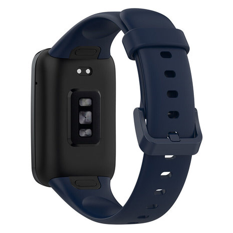 Strap-it® Strap-it Xiaomi Smart Band 7 Pro siliconen bandje (donkerblauw)