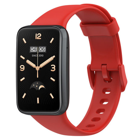 Strap-it® Strap-it Xiaomi Smart Band 7 Pro siliconen bandje (rood)