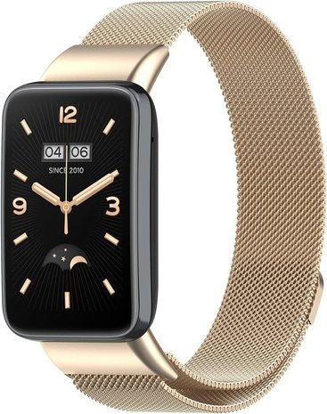 Strap-it® Strap-it Xiaomi Smart Band 7 Pro Milanese band (champagne)