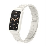 Strap-it® Xiaomi Smart Band 7 Pro stalen bandje (wit) Strap-it® Xiaomi Smart Band 7 Pro stalen bandje (wit)