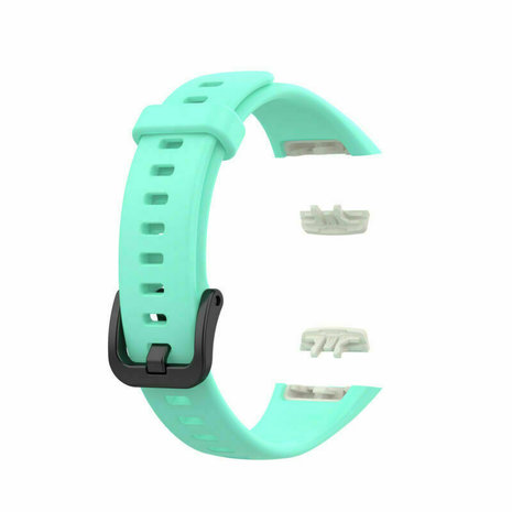 Strap-it® Strap-it Huawei Band 6 siliconen bandje (aqua)