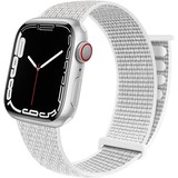 Strap-it® Apple Watch nylon loop bandje (wit)