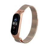 Strap-it® Xiaomi Mi Band 6 Milanese band (brons-goud) Strap-it® Xiaomi Mi Band 6 Milanese band (brons-goud)