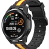 Strap-it® Strap-it Huawei Watch GT Runner Special Edition band (zwart/geel) Strap-it® Strap-it Huawei Watch GT Runner Special Edition band (zwart/geel)