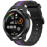 Strap-it® Huawei Watch GT Runner Special Edition band (zwart/blauw)