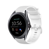 Strap-it® Fossil Gen 5e 44mm luxe siliconen bandje (wit)