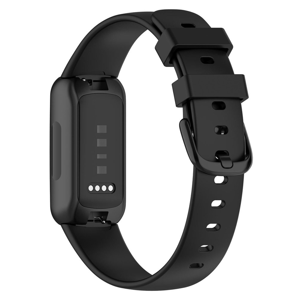 Strap-it® Strap-it Fitbit Inspire 3 siliconen bandje (zwart)