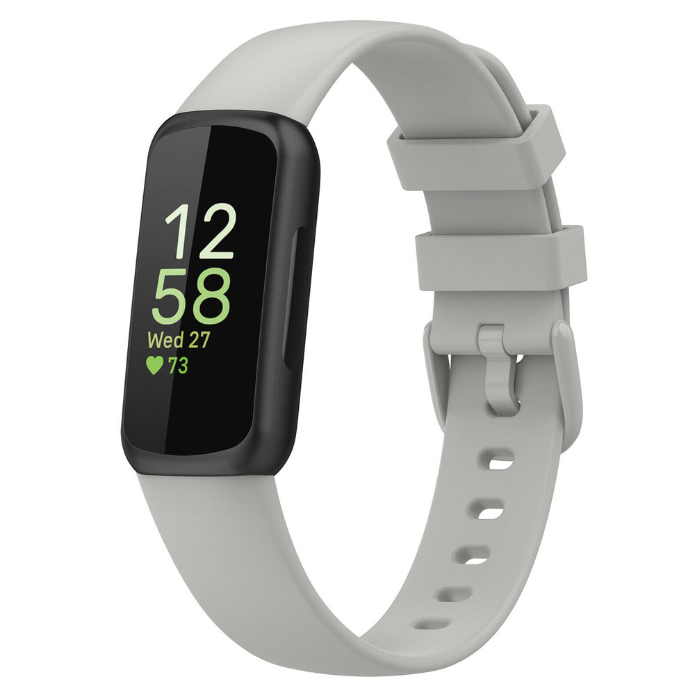 Strap-it® Strap-it Fitbit Inspire 3 siliconen bandje (grijs)