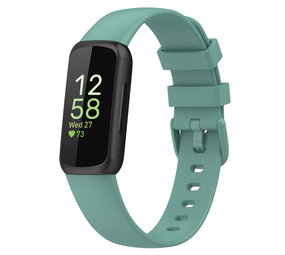 Strap-it® Fitbit Inspire 3 siliconen bandje (groen)