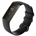 Strap-it Fitbit Charge 4 / Fitbit Charge 3 / Fitbit Charge 3 special edition siliconen bandje - zwart