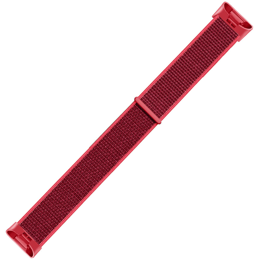 Strap-it® Strap-it Fitbit Charge 3 nylon bandje (rood)