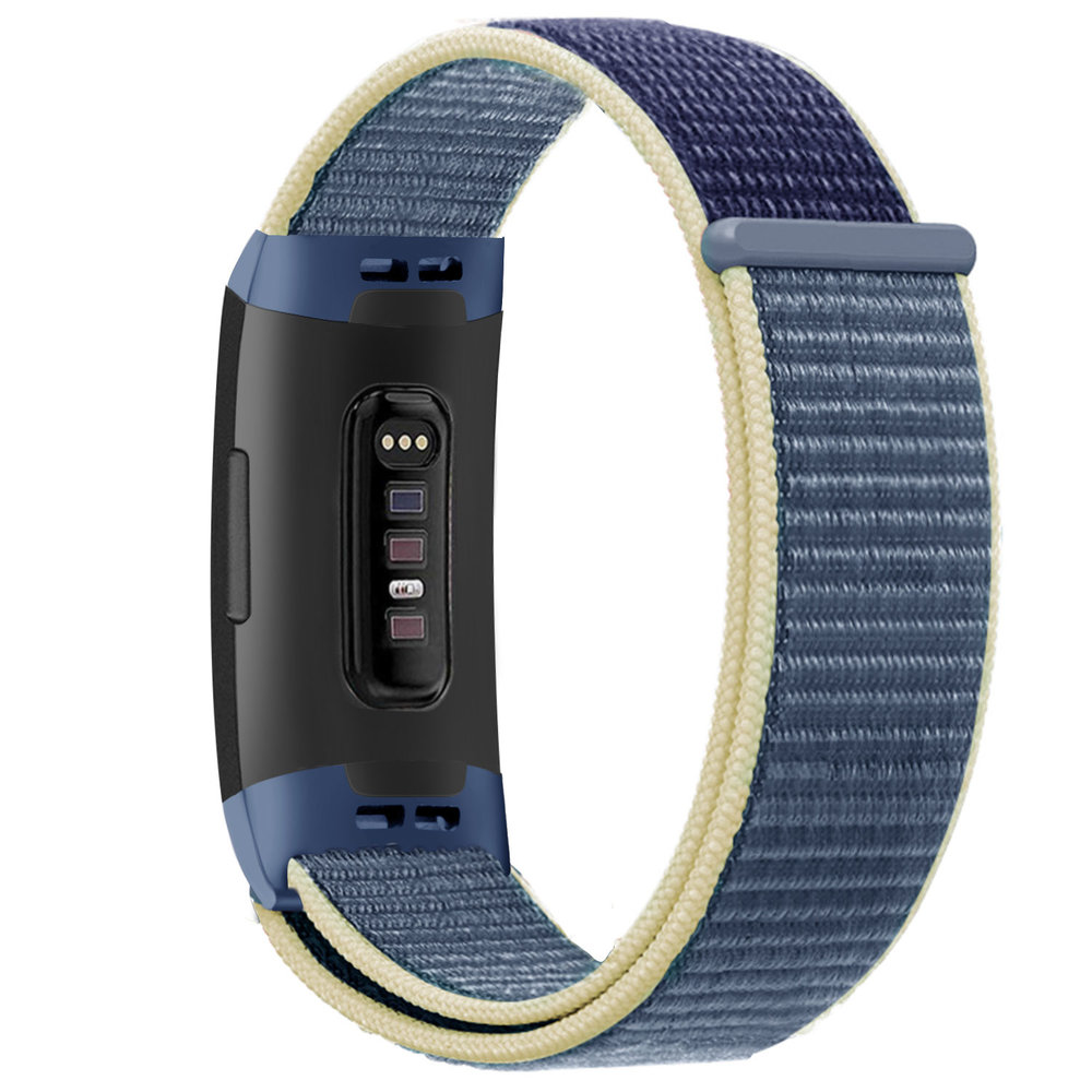 Strap-it® Strap-it Fitbit Charge 4 nylon band (oceaan blauw)