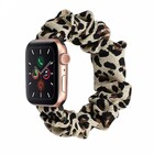 Strap-it® Strap-it Apple Watch Scrunchie bandje (luipaard)