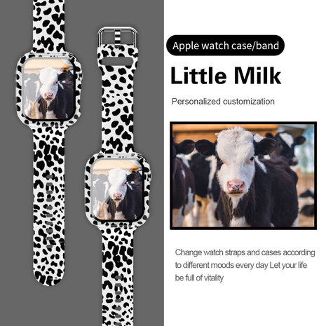 Strap-it® Strap-it Apple Watch bandje + case (holy cow)