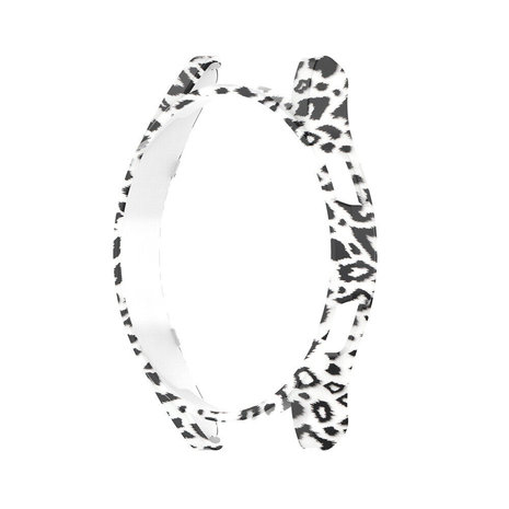 Strap-it® Strap-it Samsung Galaxy Watch 4 - 44mm PC case (white leopard)