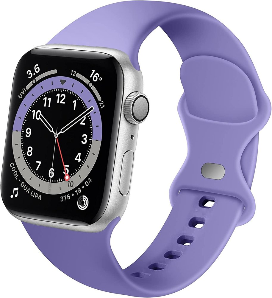 Strap-it® Strap-it Apple Watch siliconen bandje (lila)