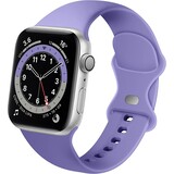 Strap-it® Apple Watch siliconen bandje (lila)